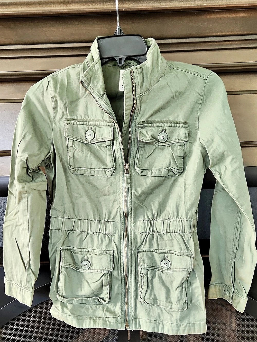 OshKosh B'gosh Girls 12 Green Utility Jacket